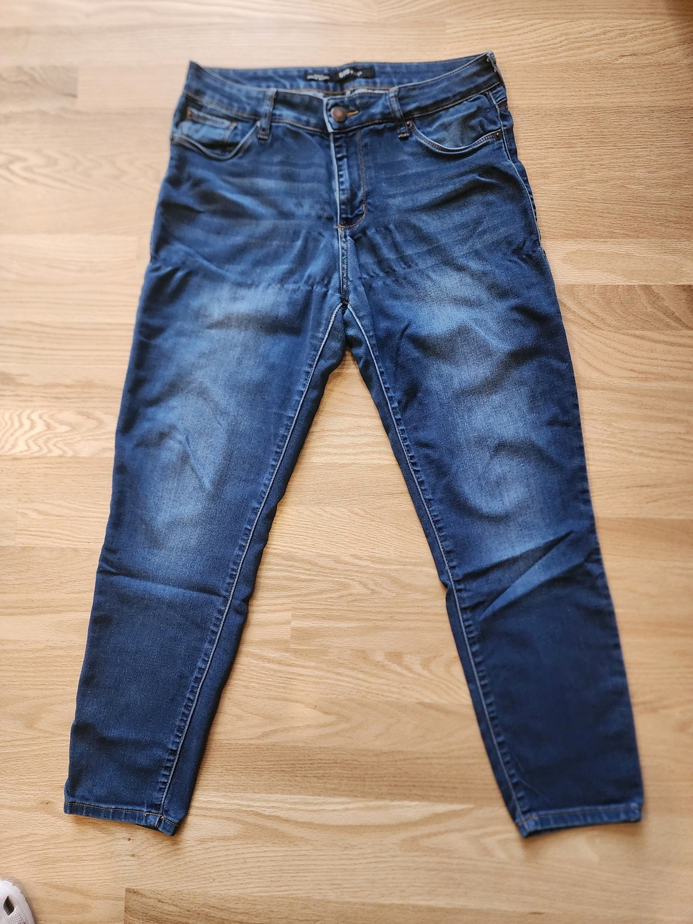 STS Blue Emma Mid Rise Finished Hem Ankle Skinny Jean